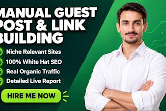 provide high authority guest post and link building service