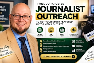 pitch your press release to journalists, TV, radio and news editors for coverage