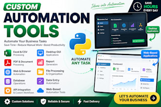 build a custom automation tool for your business
