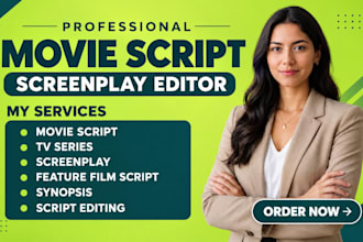 edit movie script coverage feature film screenplays tv plot