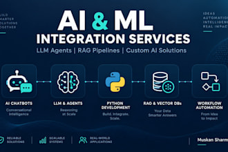 build ai and machine learning solutions using llms, rag and python