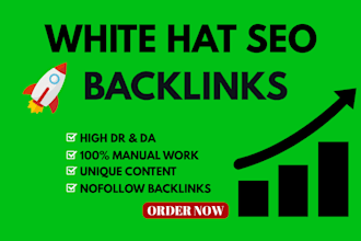 build high authority manual backlinks for SEO link building