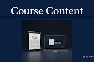 create online course content  course creation ebook writer and book formatting