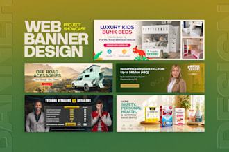 design web banner, shopify banner and google display ad