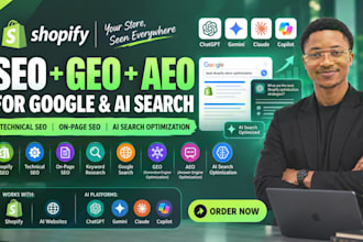do shopify product SEO product GEO keyword research and on page optimization