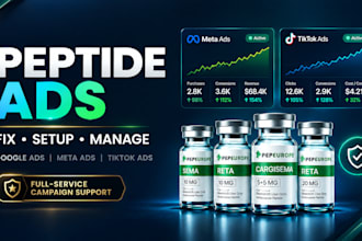 fix peptide ads issues run compliant peptide ads on google facebook or tiktok