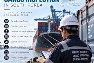 provide marine survey and cargo inspection in south korea