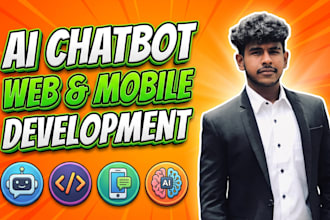 do ai website development, ai app development and ai chatbot