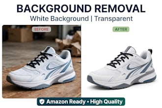 do background removal and photoshop editing
