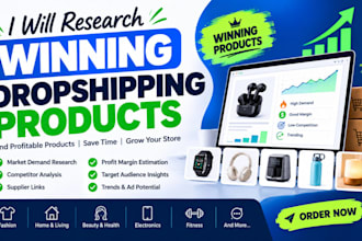 research winning dropshipping product