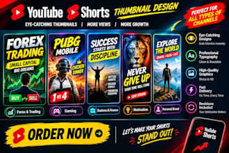 design viral youtube shorts thumbnails that get clicks