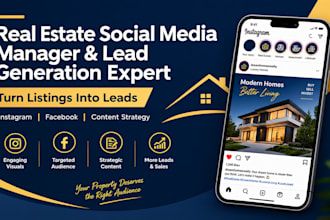 be your real estate social media marketing manager and lead generation expert