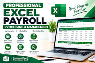 process payroll in excel and create professional salary slips