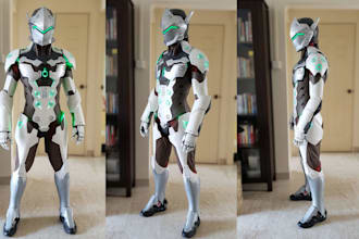 do custom 3d cosplay model cosplay creation 3d armor cosplay prop anime cosplay