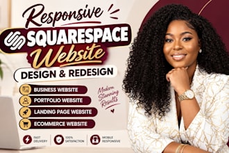 squarespace website design squarespace website redesign squarespace landing page
