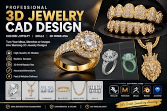 do 3d jewelry cad design 3d jewelry design jewelry cad design 3d rendering