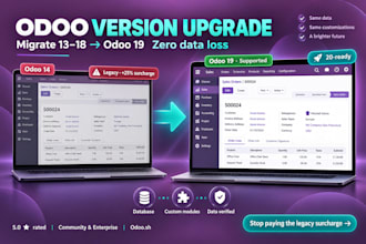 upgrade and migrate your odoo to version 19, avoid legacy surcharge