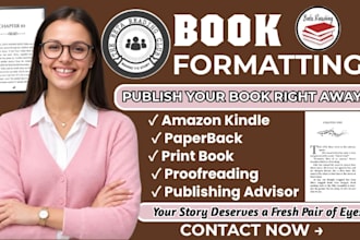 do amazon KDP book formatting kindle ebook formatting paperback book formatting