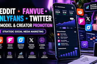reddit onlyfans management fanvue ai model promotion twitter adult web marketing
