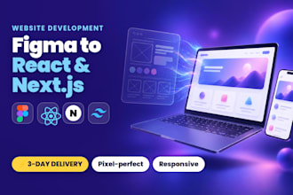 be your next js developer for figma to next js and react js websites