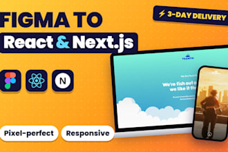 be your next js developer for figma to next js and react js websites