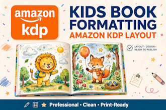 format childrens book layout for amazon kdp