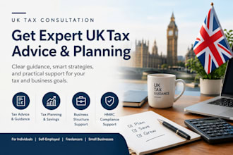 provide uk tax consultation tax planning services business guidance tax saving