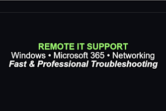 troubleshoot IT problems remotely