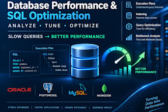 troubleshoot and optimize postgresql, oracle and mysql