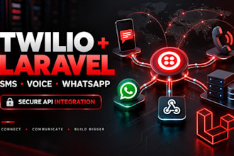 integrate twilio SMS, voice, and whatsapp in laravel