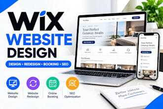 build a wix booking website design or redesign wix site and fix wix seo