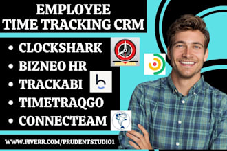 setup virtual timeclock clockshark bizneo HR everhour traqq timetraqgo trackabi