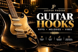 create catchy guitar hooks, riffs and melodies for your song