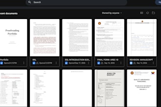 do proofreading, data cleaning, and transcription