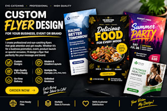 design custom flyer for your school