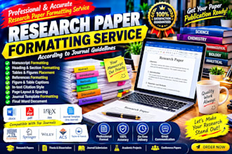 format your research paper according to journal guidelines