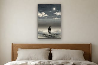 create chinese moon wall art printable