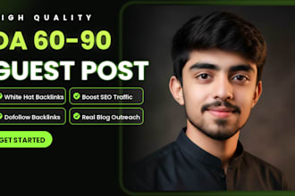 get you premium guest post backlinks on real high da blogs