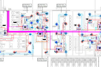 create professional hvac design and autocad mep drawings