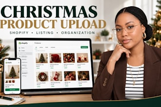 upload christmas products to your shopify store and optimize product listing