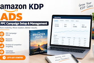 manage amazon KDP ads and PPC campaigns for your book