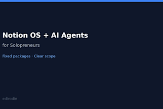 set up your notion os and ai agent workflows for solopreneurs