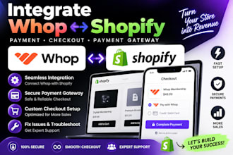 integrate whop shopify  shopify developer whop payment checkout