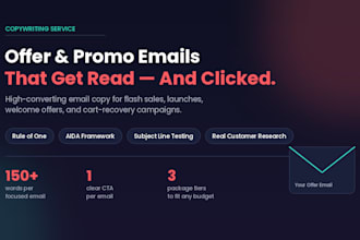 write a high converting offer email for your brand