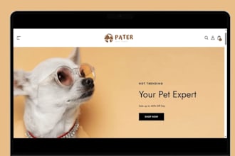 design pet shopify store dog products shopify store pet website pet dropshipping