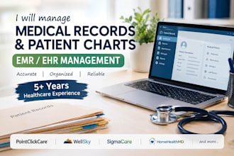 manage medical records and patient charts in emr ehr