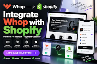 integrar whop en shopify  desarrollador shopify whop pago checkout pasarela d