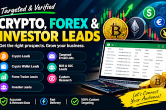 crypto wallet leads crypto forex leads wallet leads investor leads email lists