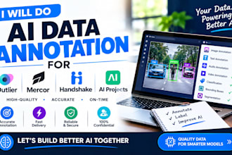 do ai data annotation for outlier, mercor, handshake and ai projects