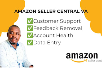 be your amazon seller central VA for customer support and admin